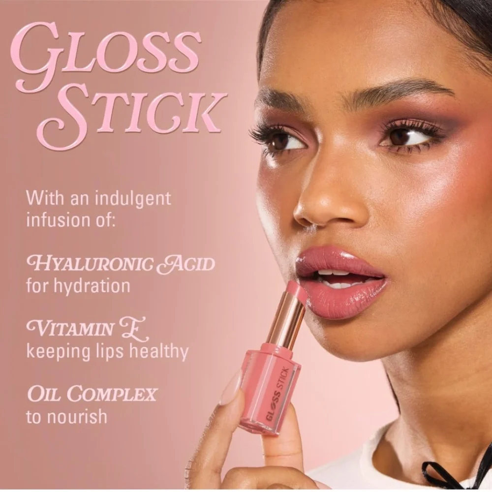 Revolution, Pout Lip Gloss Stick, Pigmented High-Shine Formula with Hyaluronic A